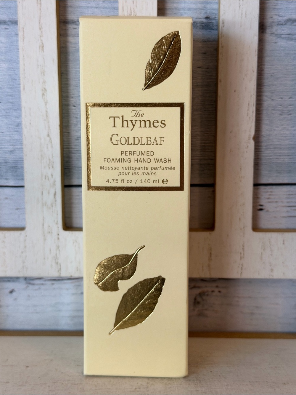 The Thymes Goldleaf Perfumed Foaming Hand Wash Soap Rare! New In Box 4.75oz